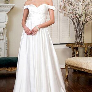 Off-shoulder Sweetheart Long Wedding Dress GL1908